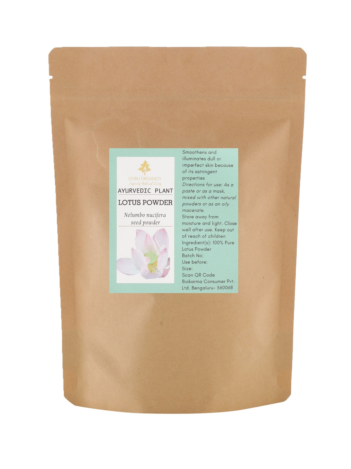 AYURVEDIC SACRED LOTUS POWDER