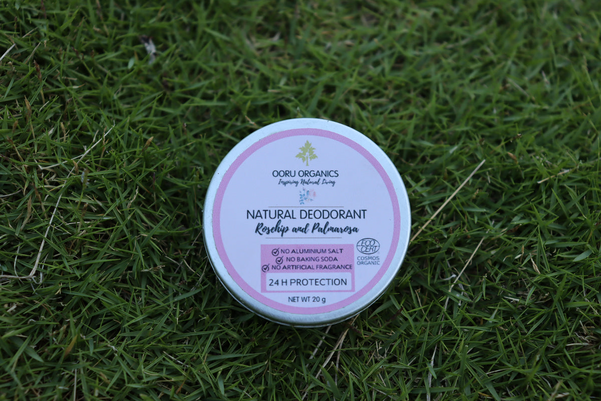 Palmarosa and Rosehip All-natural, Vegan Deodorant