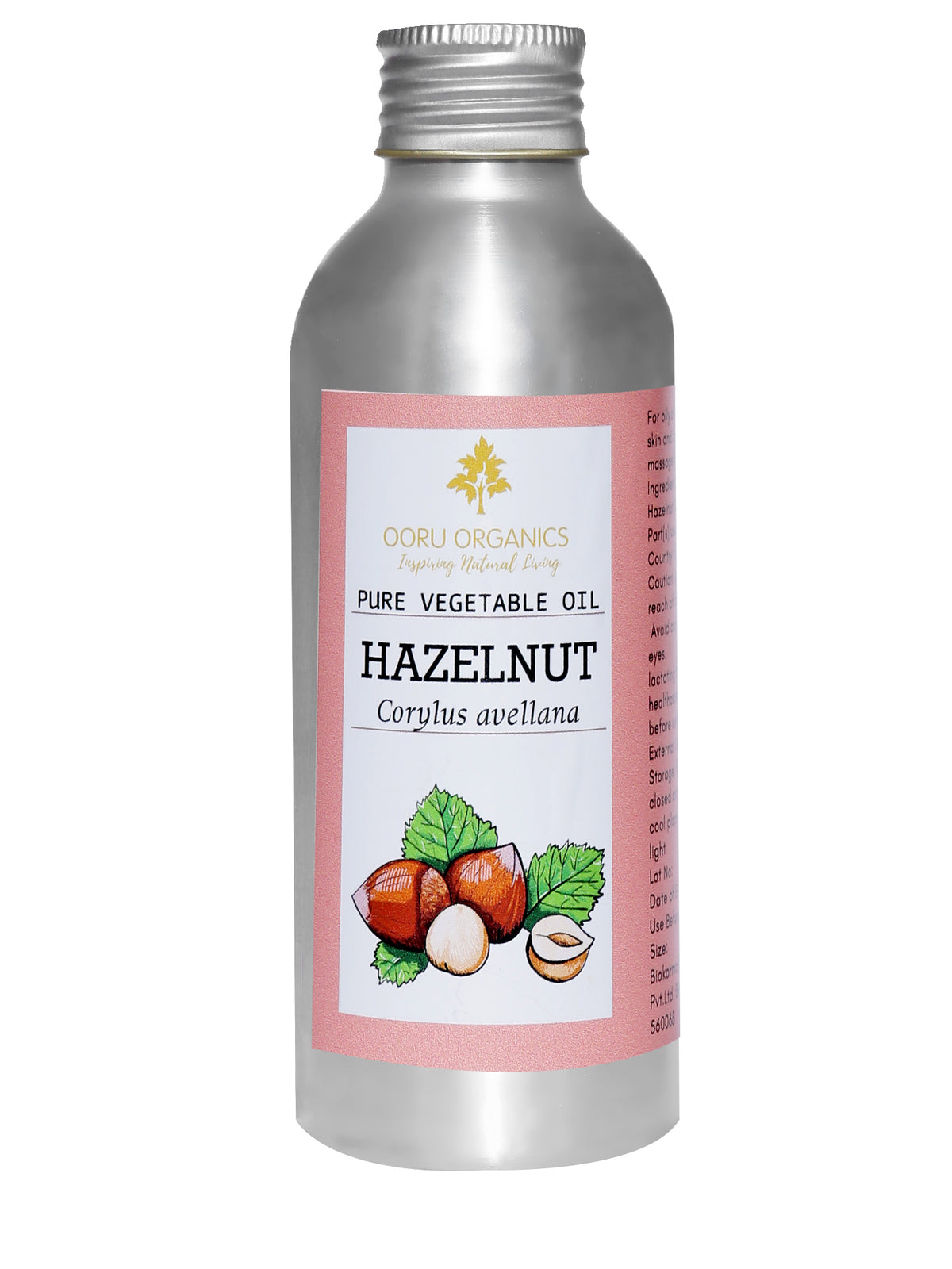 HAZELNUT VEGETABLE OIL