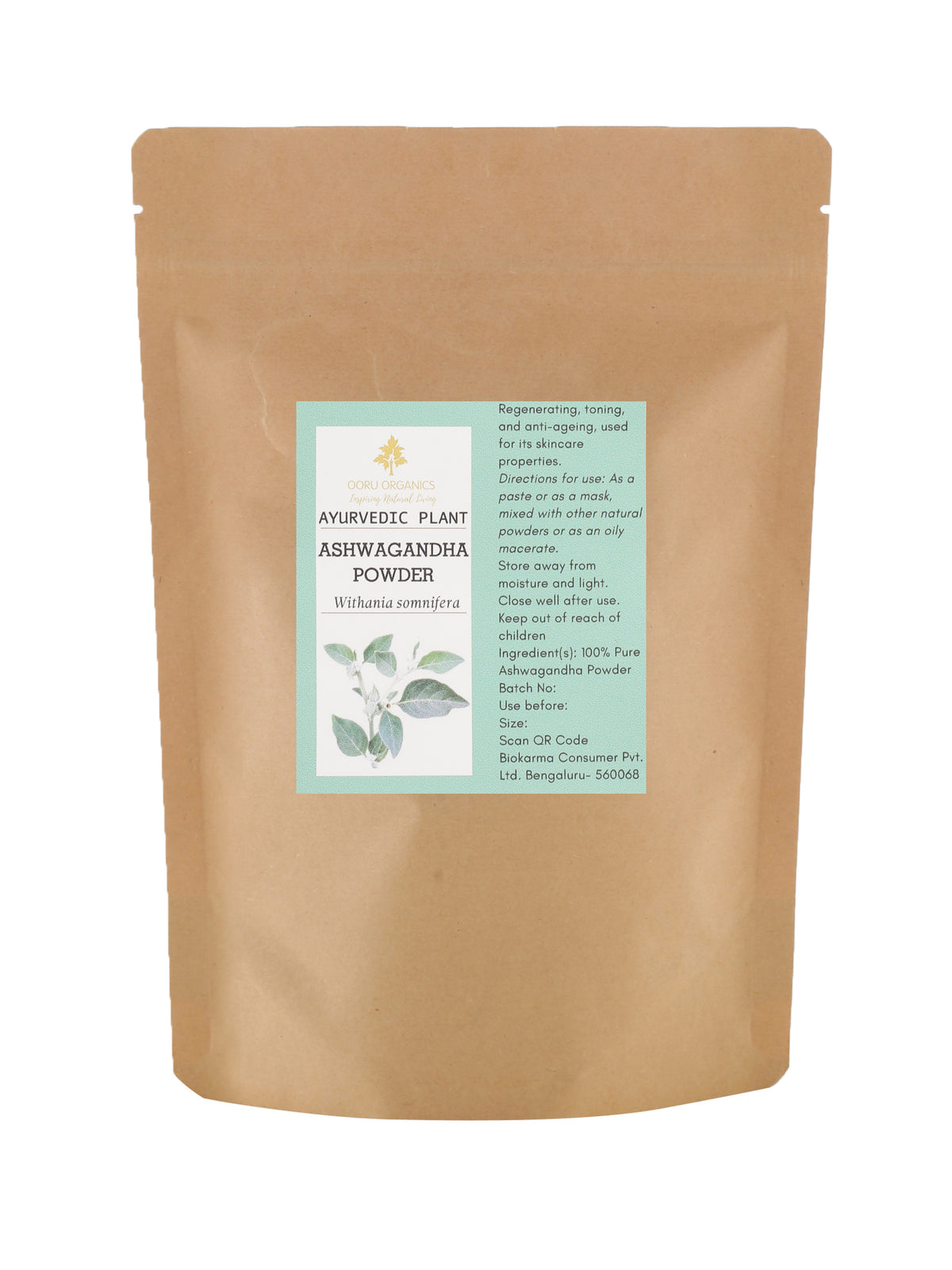 AYURVEDIC ASHWAGANDHA POWDER