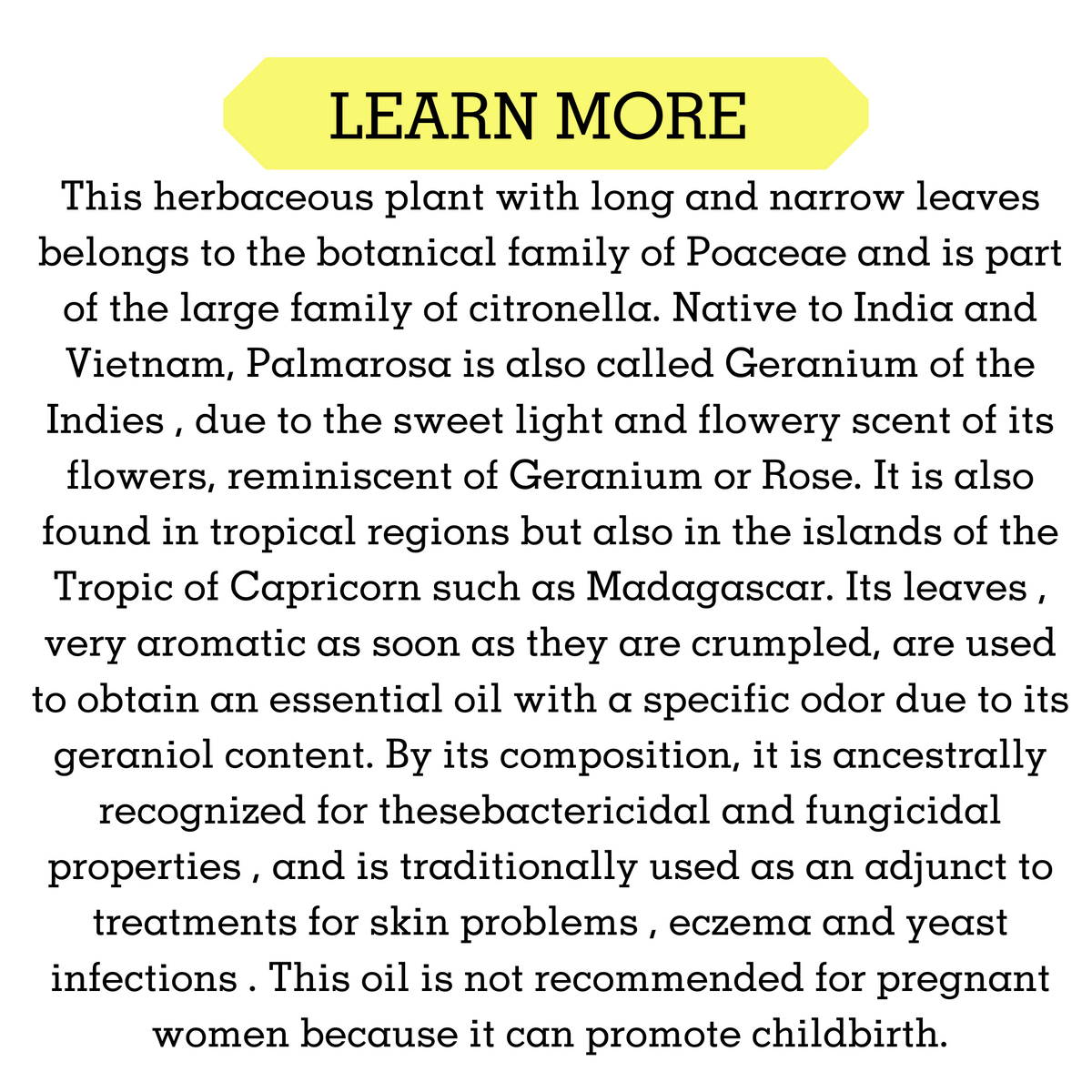 PALMAROSA ESSENTIAL OIL
