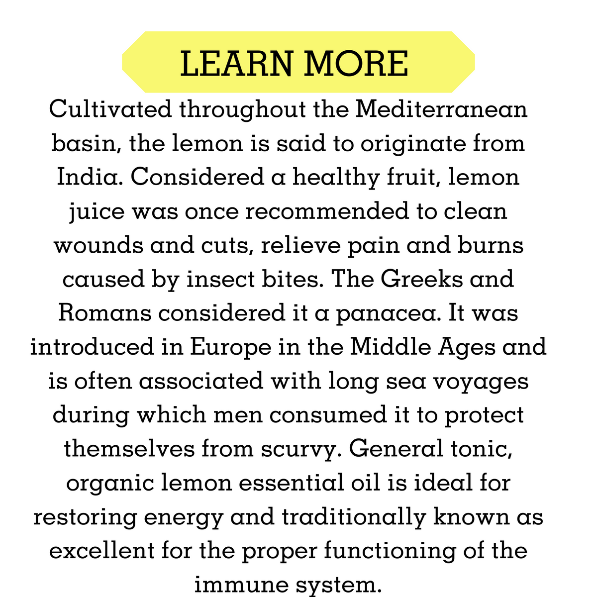LEMON ESSENTIAL OIL