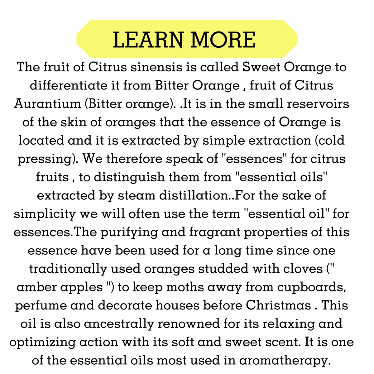ORANGE ESSENTIAL OIL